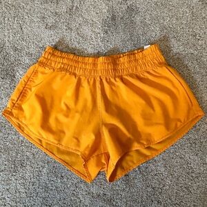 Aerie Orange Athletic Shorts